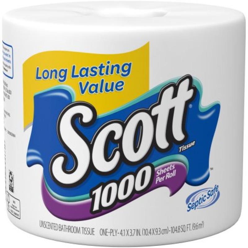 Scott Unscented Bathroom Tissue