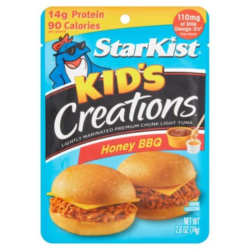 StarKist® Kid&#039;s Creations™ Honey BBQ Tuna 2.6 oz. Pouch