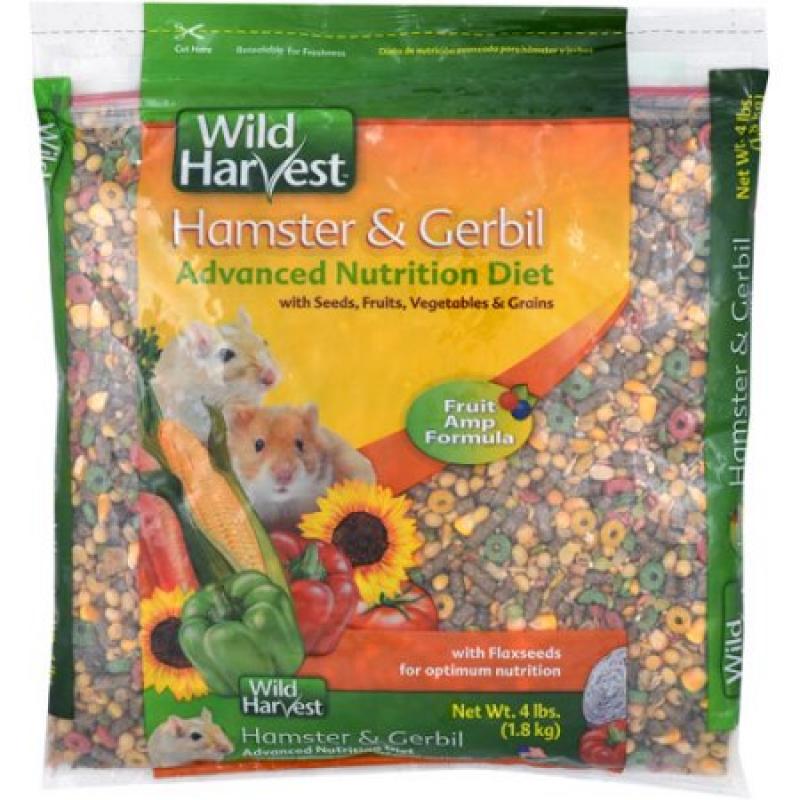 Wild Harvest Hamster & Gerbil Advanced Nutrition Diet, 4 lb