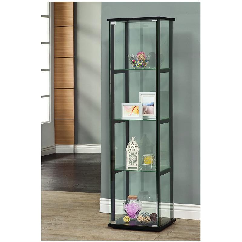 Coaster Home Furnishings 950171 Curio Cabinet, Black