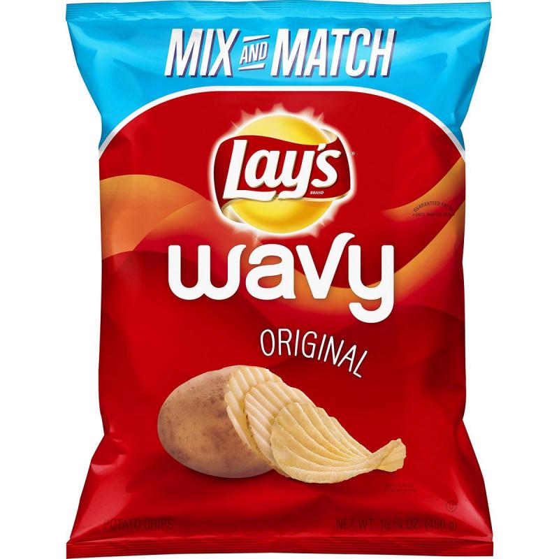 Lay&#039;s Wavy Potato Chips (15.875 oz.)