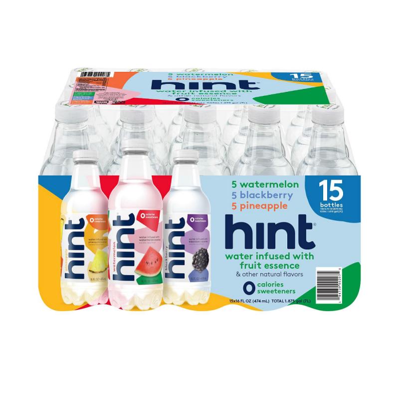Hint Water Variety Pack (16 fl. oz. bottle, 15 ct.)