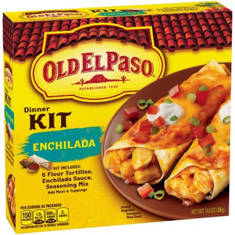Old El Paso Enchilada Dinner Kit 14 oz Box
