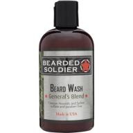 Bearded Soldier General's Blend Beard Wash, 4 fl oz