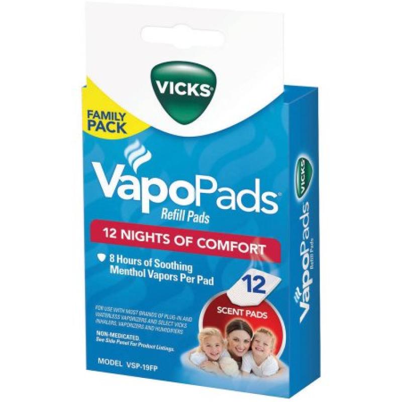 Vicks Scent Pad Replacements, 12 Pack