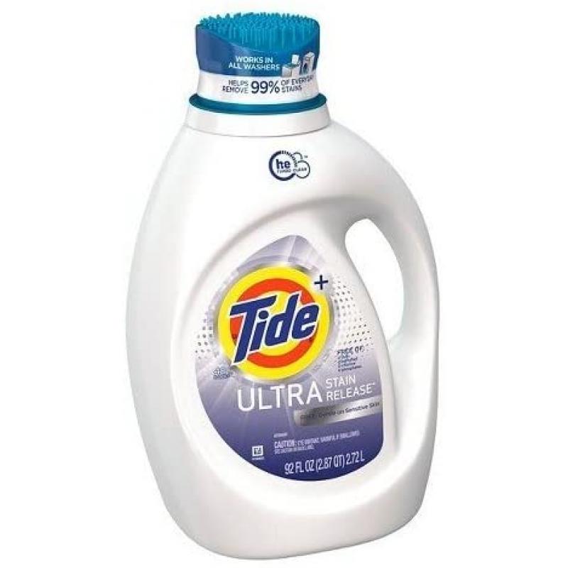 Tide Ultra Stain Release FREE Liquid Laundry Detergent - 92 fl oz