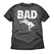 Bad Ass Attitude Funny Big Mens Graphic Charcoal Tee Shirt