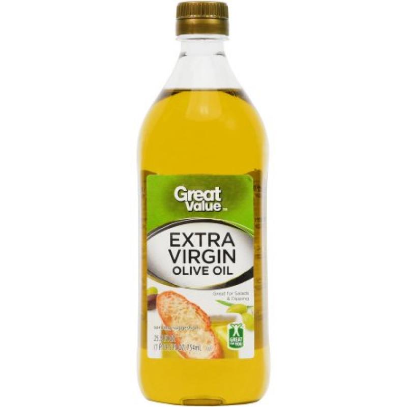 Great Value: 100% Extra Virgin Olive Oil, 25.5 oz